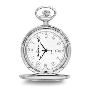 Swingtime Stainless Steel Quartz Pocket Watch